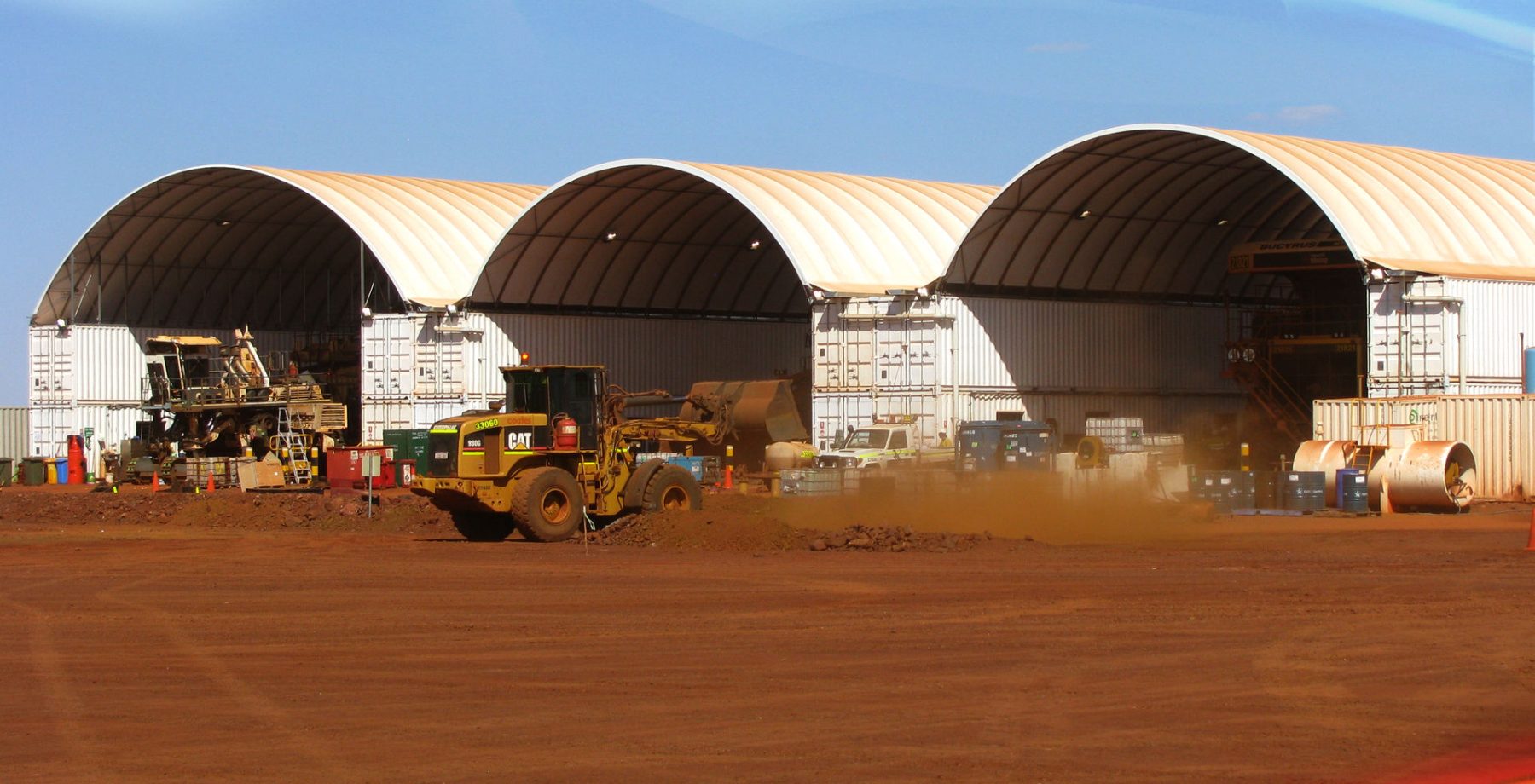 Fabric Structures for mining
