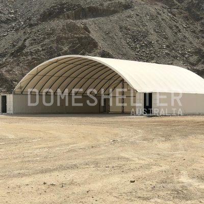 Another example of DomeShelter™ Container Mounted model