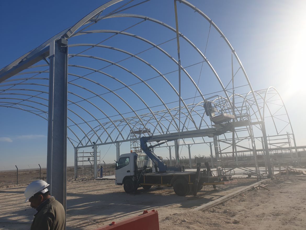 Dome Shelter at Halliburton Qatar