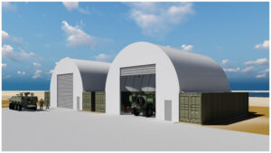 Fast Deployable Maintenance Bays providing a solution for shelters in defence