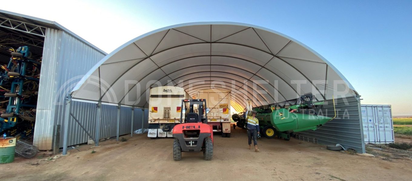fabric shelter farm storage truck storage