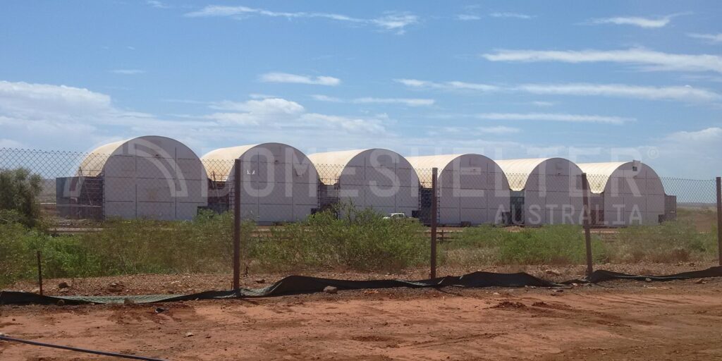 container mounted fabric structures citic mine site