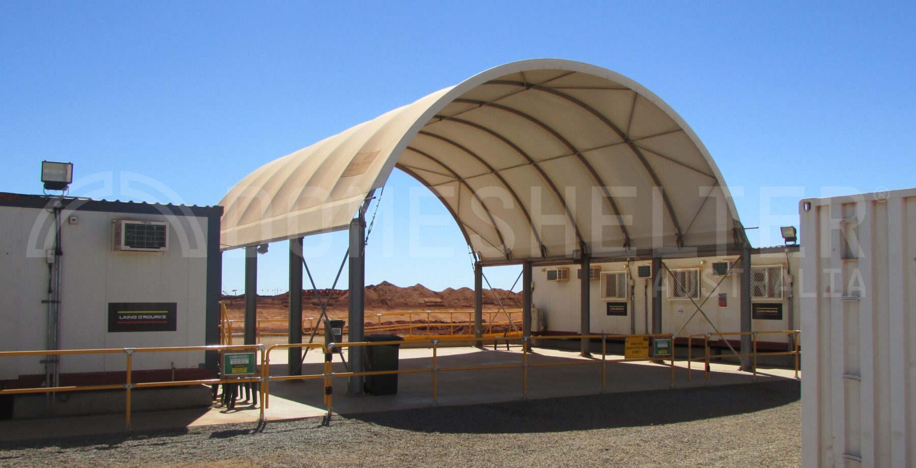 fabric shelter dome shelter