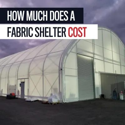 fabric shelter cost