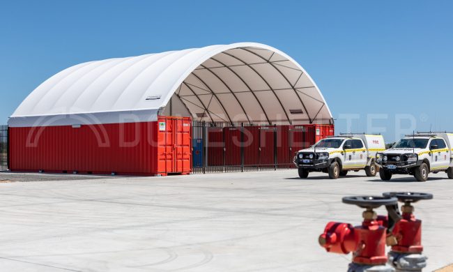 fabric structure bushfire rated