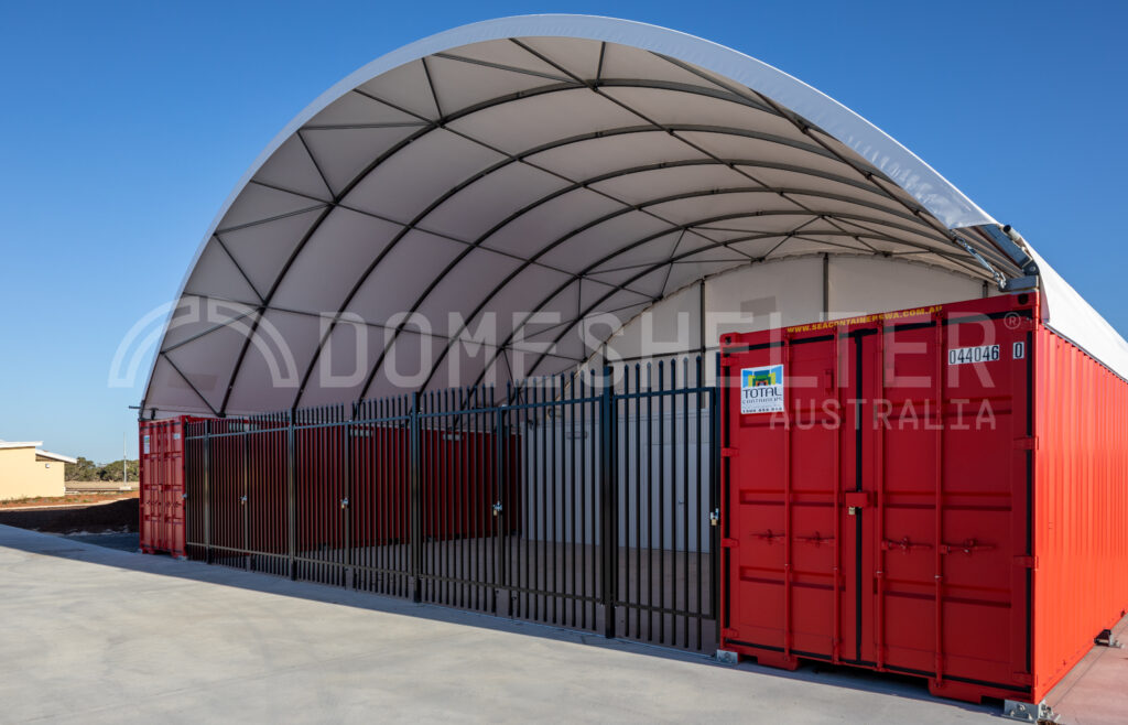 lockable fabric structure