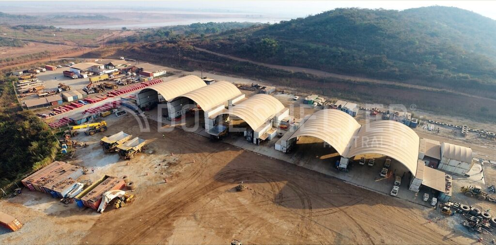 Kibali Gold Mine Workshop Shelters