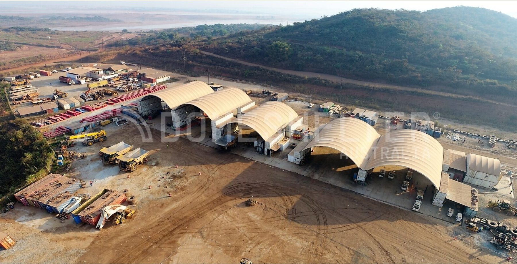 Kibali Gold Mine Workshop Shelters