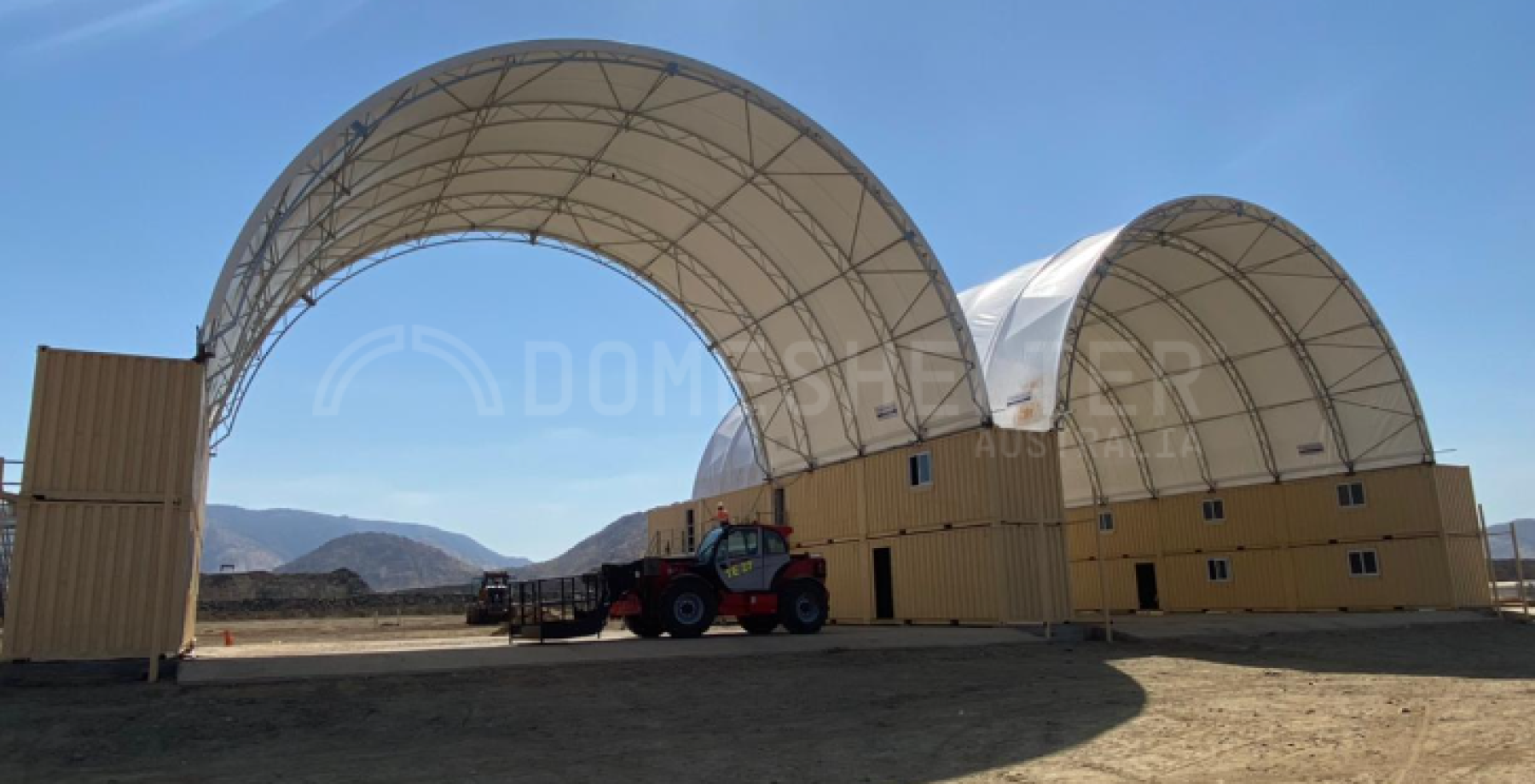 Container Dome Fabric Structures in the Eritrea Bisha Mine