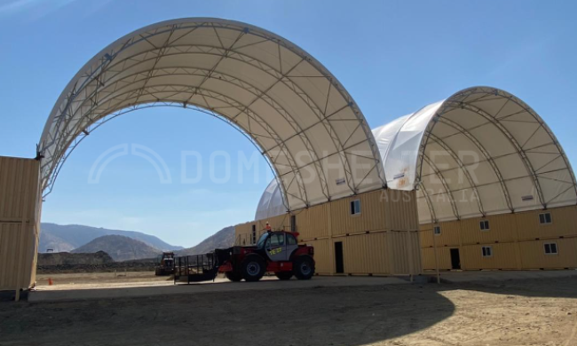 Container Dome Fabric Structures in the Eritrea Bisha Mine