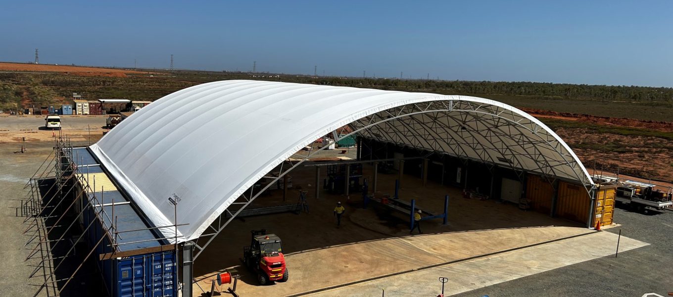 DomeShelter™ Fabric Structures for Transport & Logistics