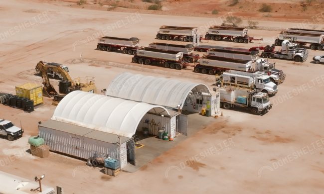 Port Hedland Container Dome Shelter North West Quarries