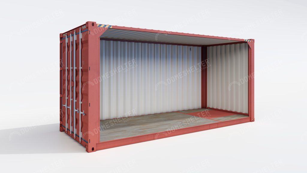 Open Side Container Illustration